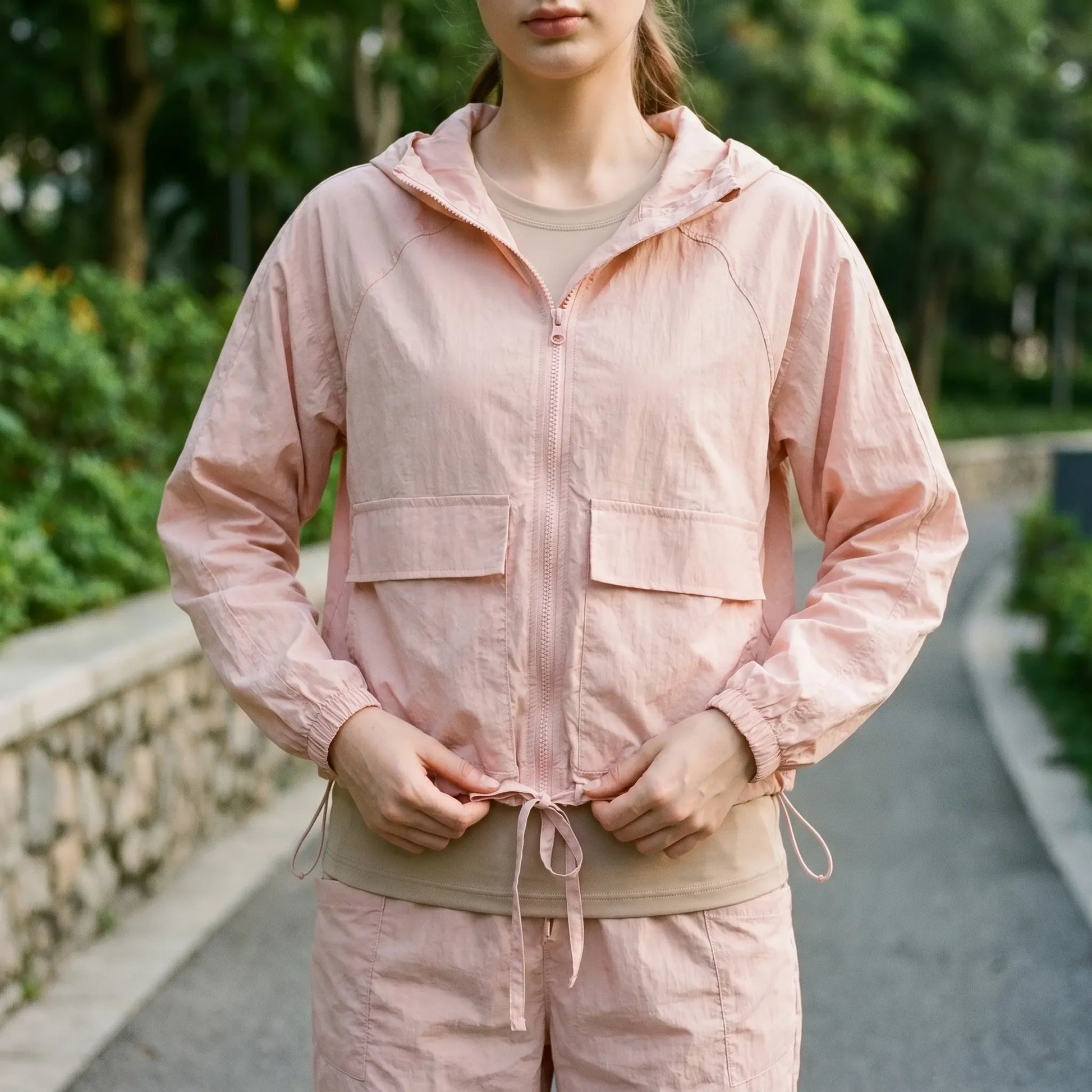 Leichte Sportjacke Damen Mit Kapuze -  Sonia