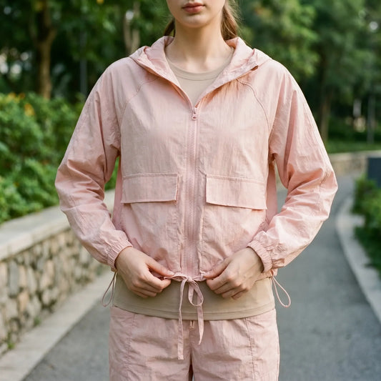 Leichte Sportjacke Damen Mit Kapuze -  Sonia