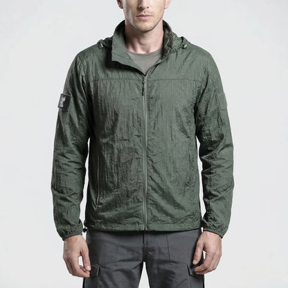 Leichter Windbreaker Mit Kapuze Im Taktischen Stil -  Velorak