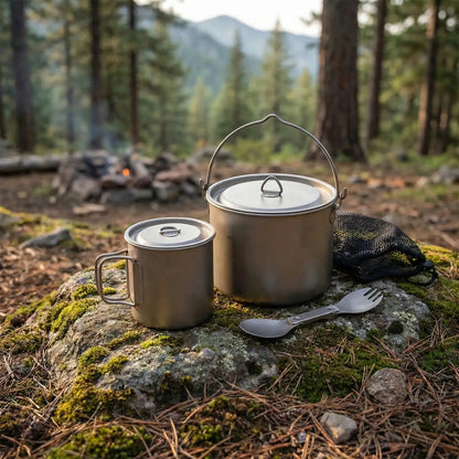 Leichtes Camping-Kochset -  Trekvess