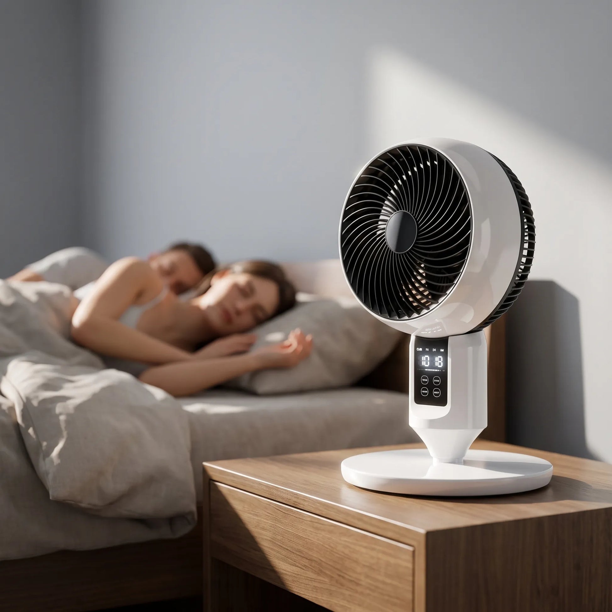 Leiser Oszillierender Standventilator Mit Fernbedienung - Aeroflow
