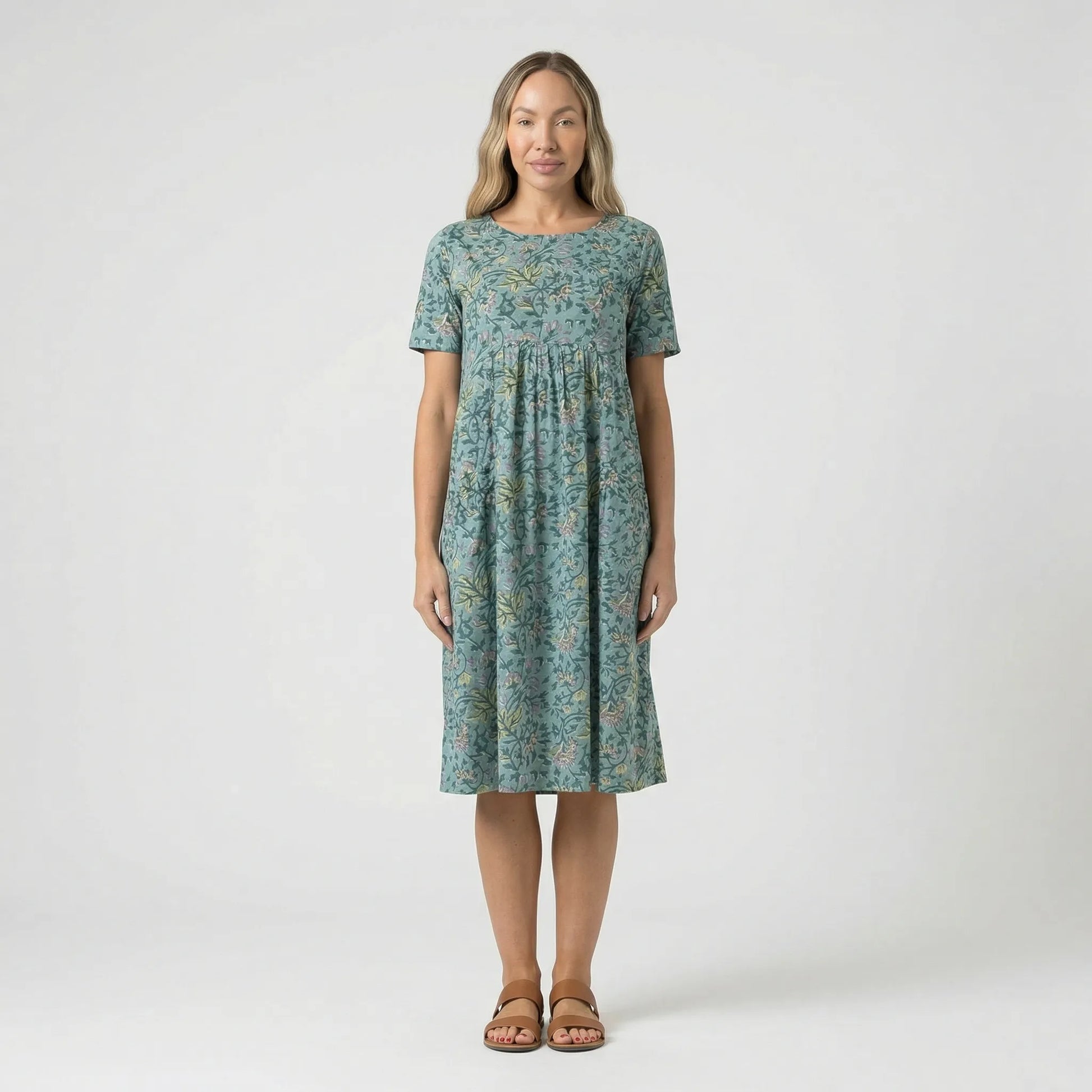 Locker Sitzendes Midikleid - Sandy