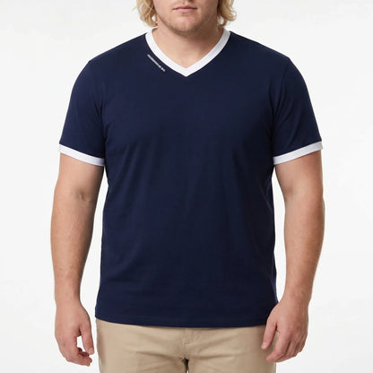 Locker geschnittenes Herren-Alltagsshirt in Übergröße - Shane