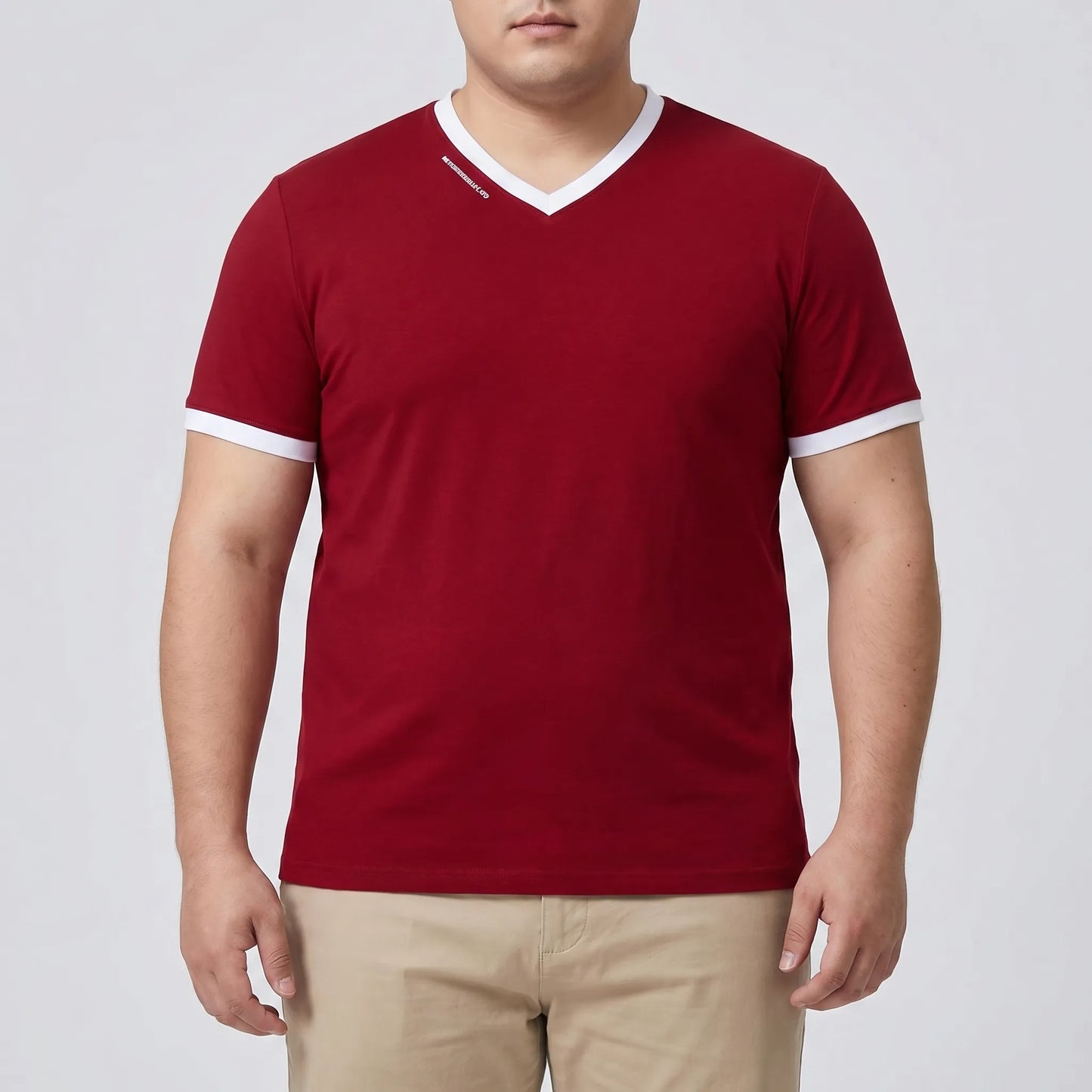 Locker geschnittenes Herren-Alltagsshirt in Übergröße - Shane
