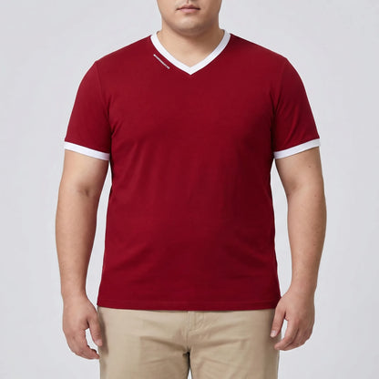 Locker geschnittenes Herren-Alltagsshirt in Übergröße - Shane