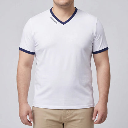 Locker geschnittenes Herren-Alltagsshirt in Übergröße - Shane
