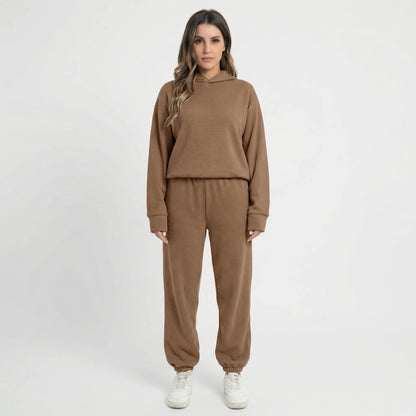 Lockeres Hoodie-Set Im Athleisure-Stil - Brandi