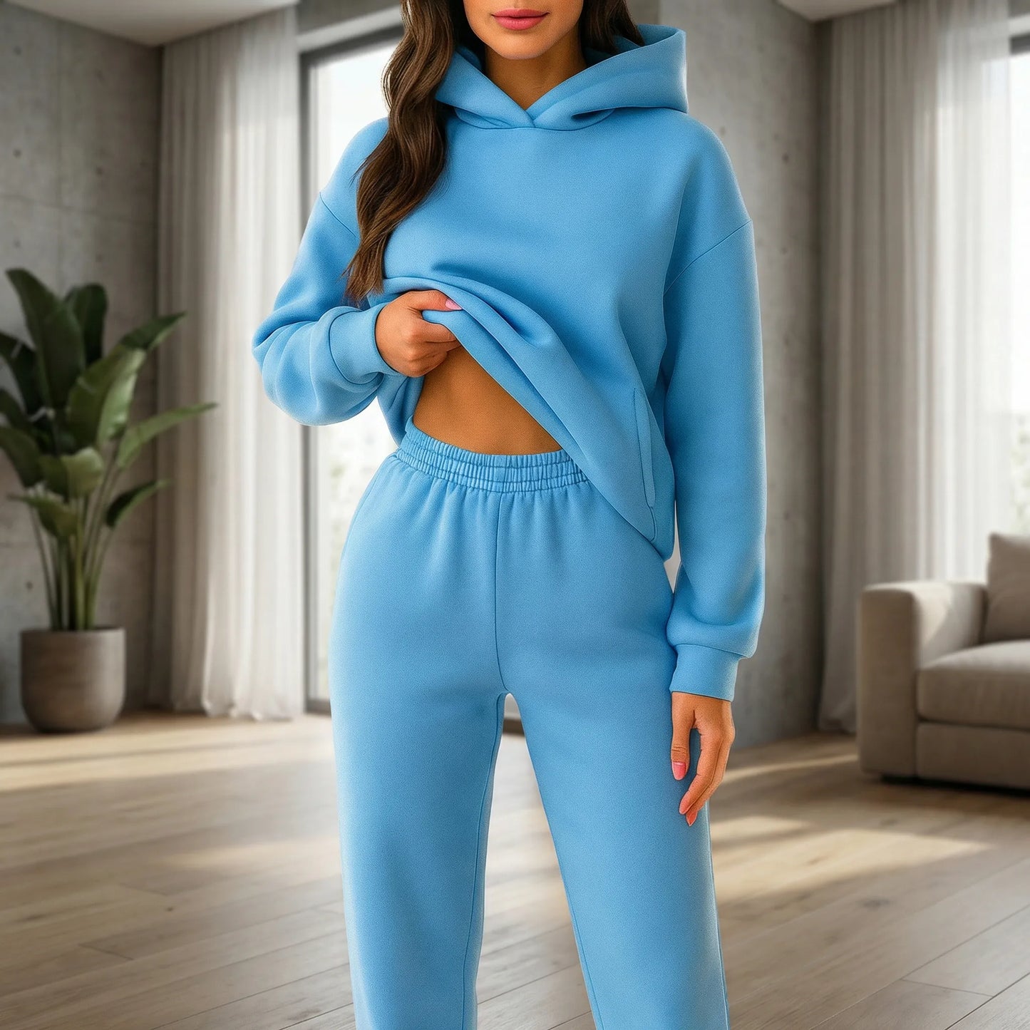 Loungewear-Set Mit Kapuze - Alexia