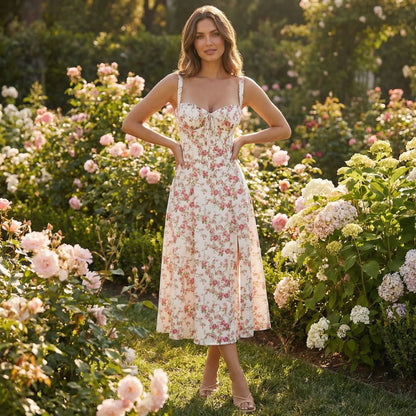 Maxi Kleid Mit Bustier - Marah