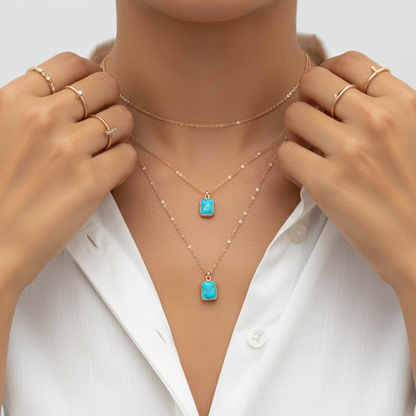 Mehrlagige Kette - TaliaNecklace