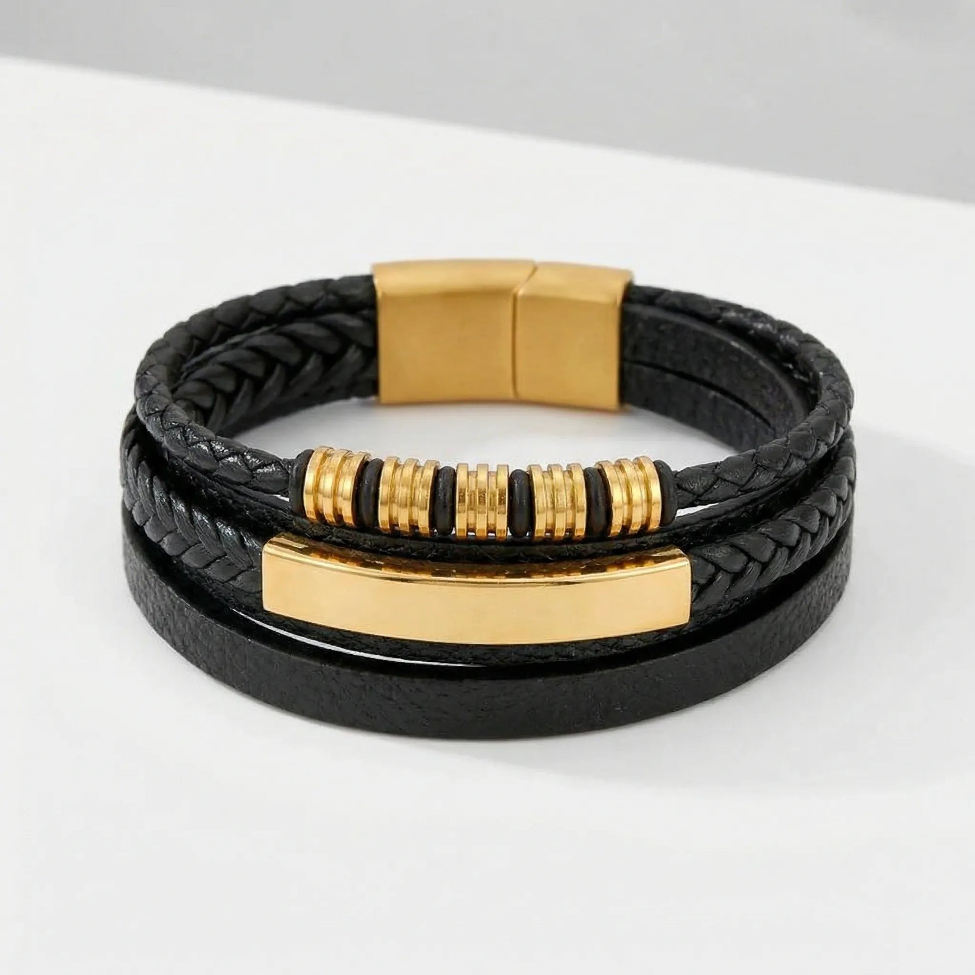 Mehrlagiges Geflochtenes Armband Im Vintage-Stil - Seth