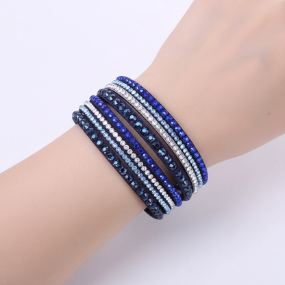 Mehrschichtiges Wickelarmband - GlamWrap