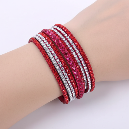 Mehrschichtiges Wickelarmband - GlamWrap