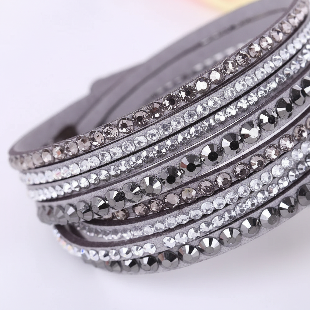 Mehrschichtiges Wickelarmband - GlamWrap