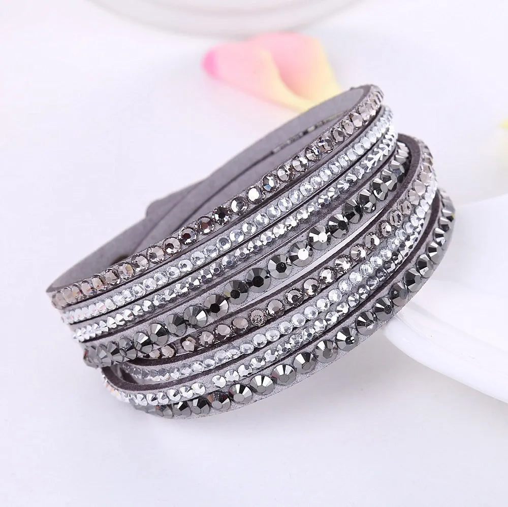 Mehrschichtiges Wickelarmband - GlamWrap