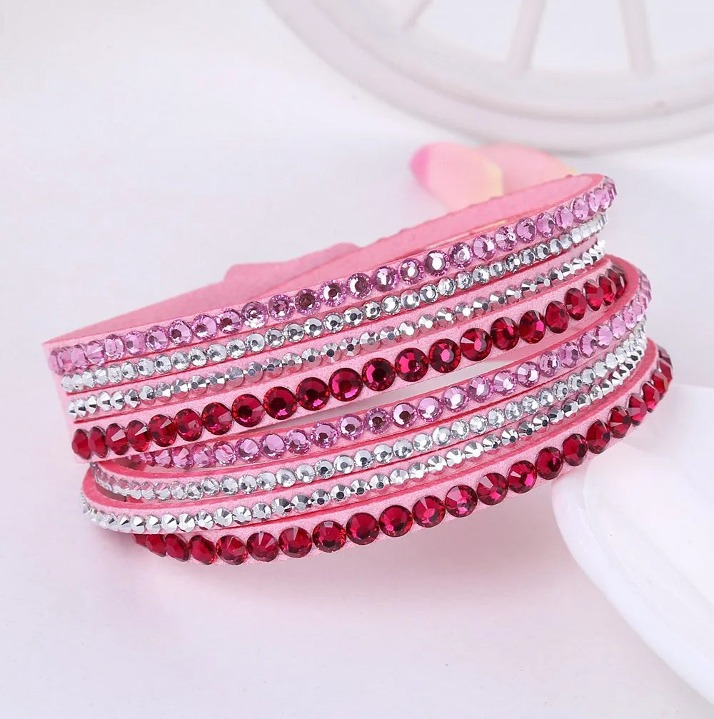 Mehrschichtiges Wickelarmband - GlamWrap