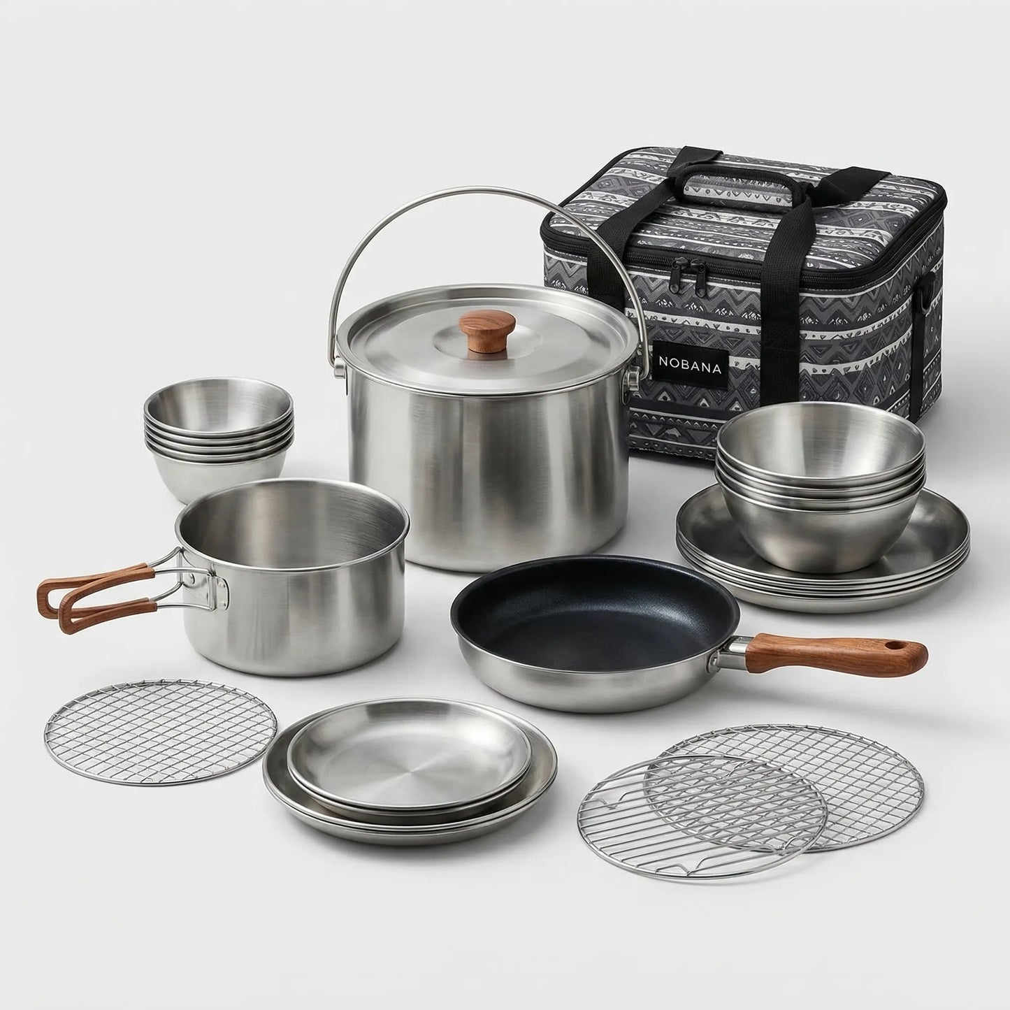Mehrteiliges Outdoor-Kochset -  Campori