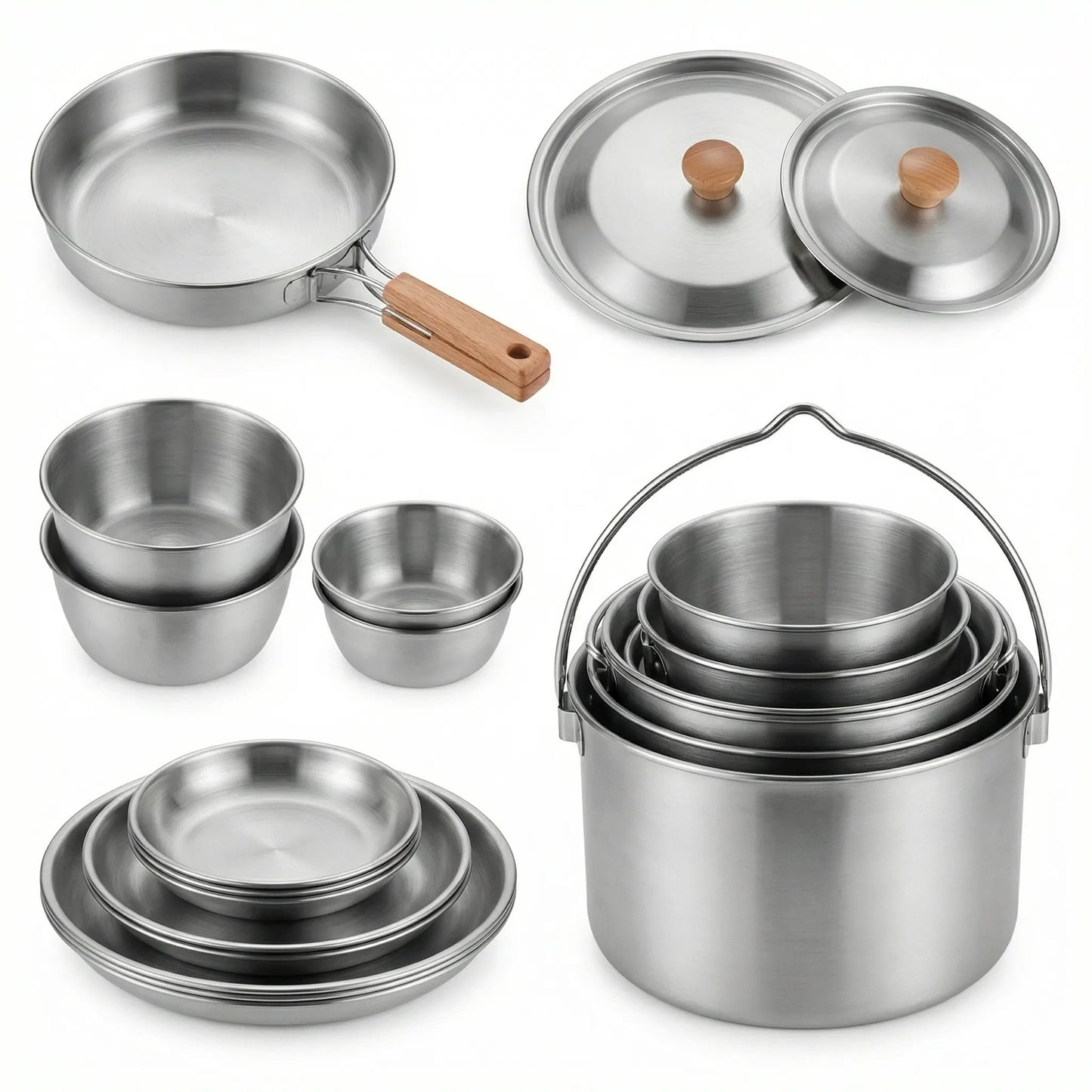 Mehrteiliges Outdoor-Kochset -  Campori