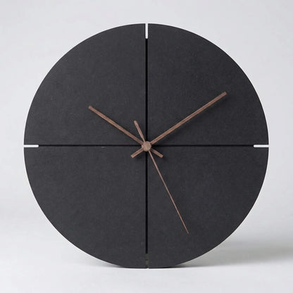 Minimalistische Runde Analoge Wanduhr - Veltara