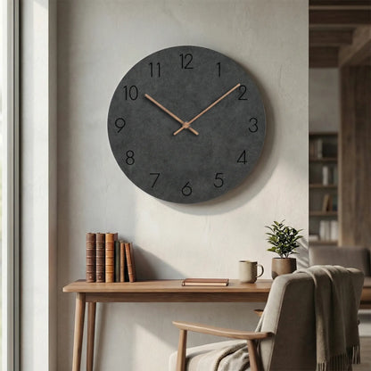 Minimalistische Runde Wanduhr - Nordellia