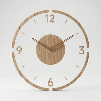 Minimalistische Runde Wanduhr - Nordrill