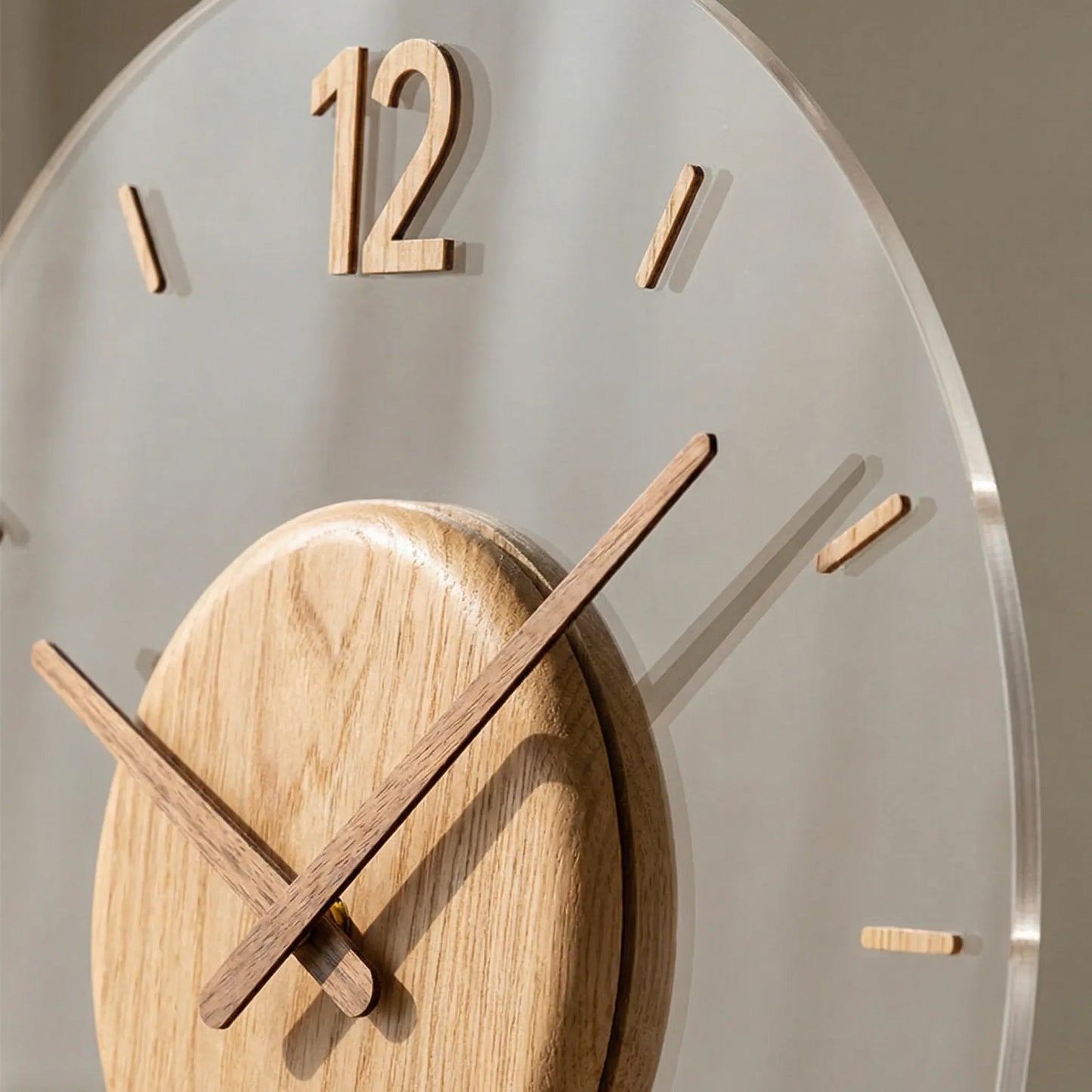Minimalistische Runde Wanduhr - Nordrill
