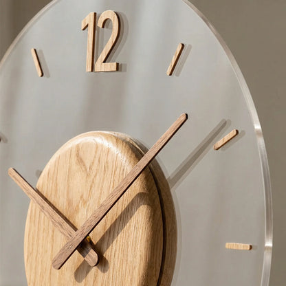 Minimalistische Runde Wanduhr - Nordrill