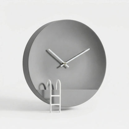 Minimalistische Runde Wanduhr - Poolora