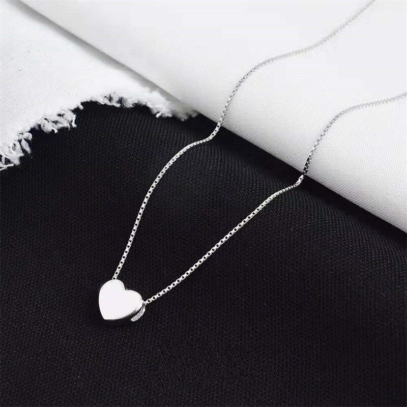 Minimalistische Silberkette - SilverHeart