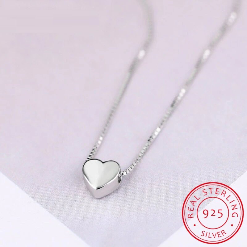 Minimalistische Silberkette - SilverHeart