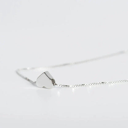 Minimalistische Silberkette - SilverHeart