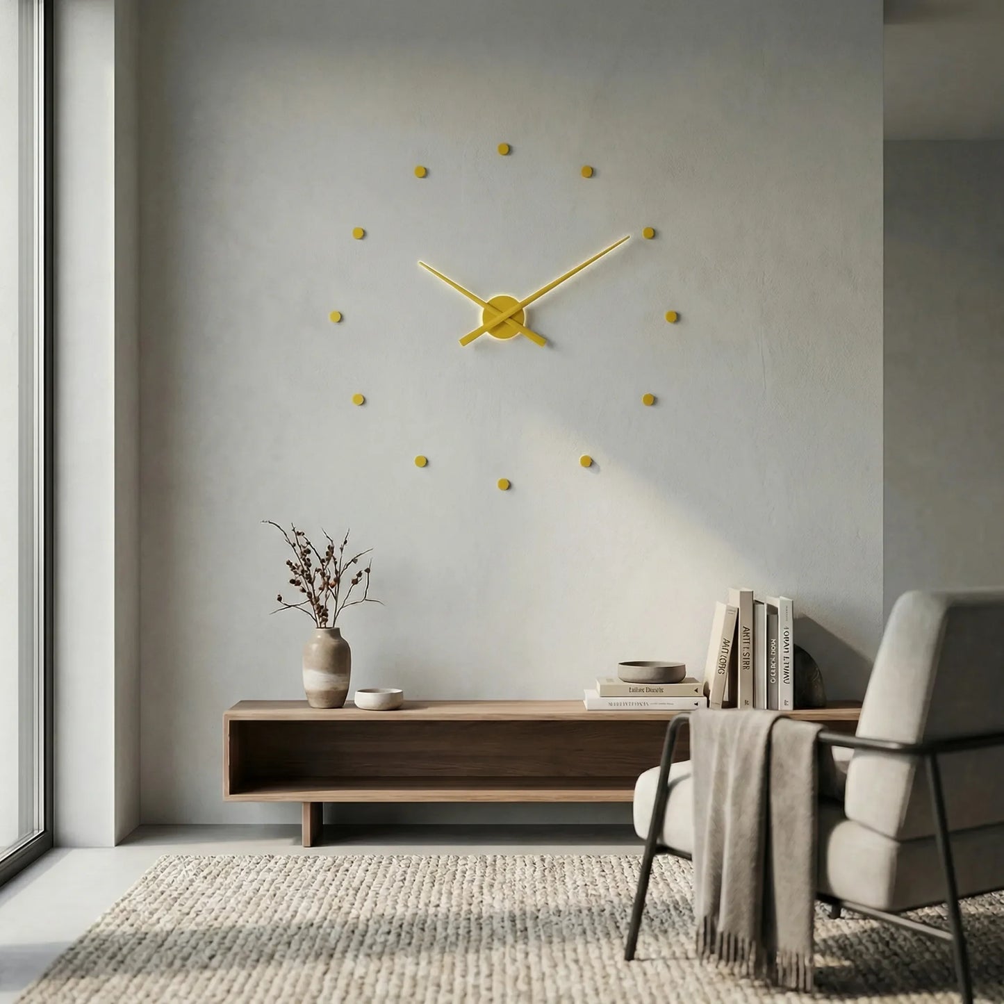 Minimalistische Wanduhr - Averloq
