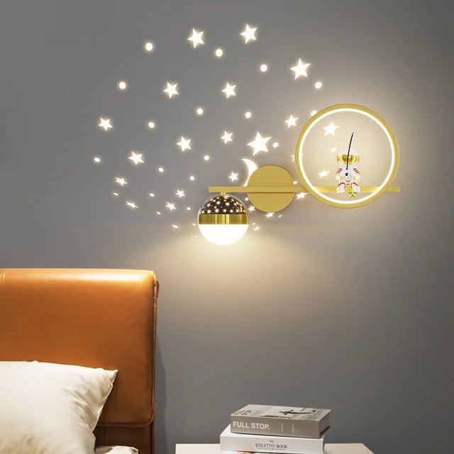 Moderne Kinder-Wandleuchte - BrightBuddy