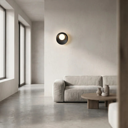 Modern Circular Wall Lamp -  Lumiluna
