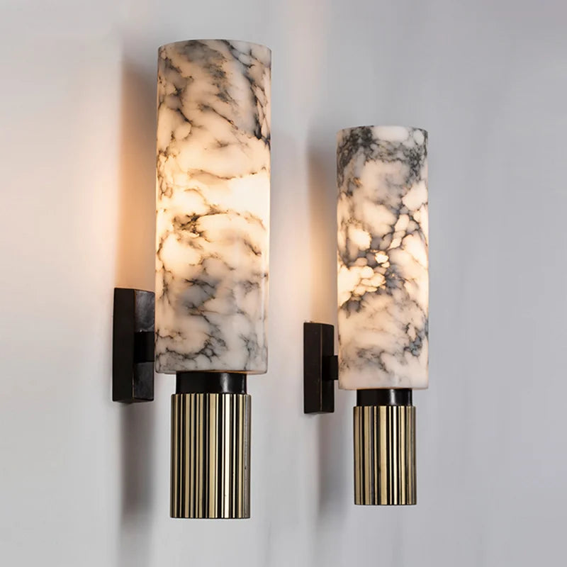 Beleuchtete Wanddekoration aus Marmor - LustraMar