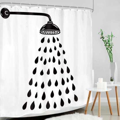 Moderne Baddekoration Polyestervorhang - Showerlyn