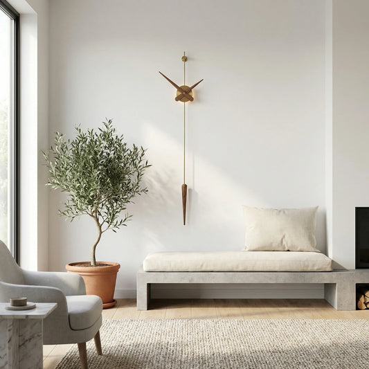 Moderne Lange Pendeluhr Für Die Wand - Auravex