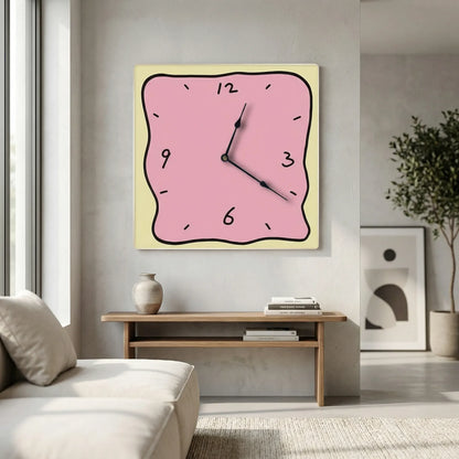 Moderne Quadratische Wanduhr - TimeLuma