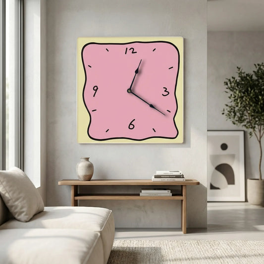 Moderne Quadratische Wanduhr - TimeLuma