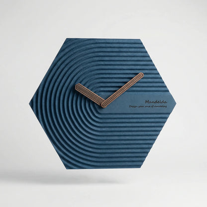 Moderne Sechseckige Wanduhr - HexaPulse