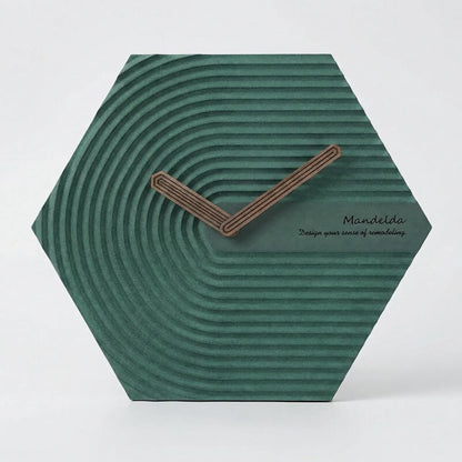 Moderne Sechseckige Wanduhr - HexaPulse