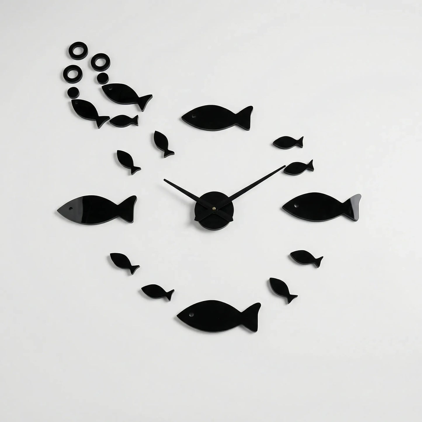 Moderne Spiegel-Wanduhr - Miraflow