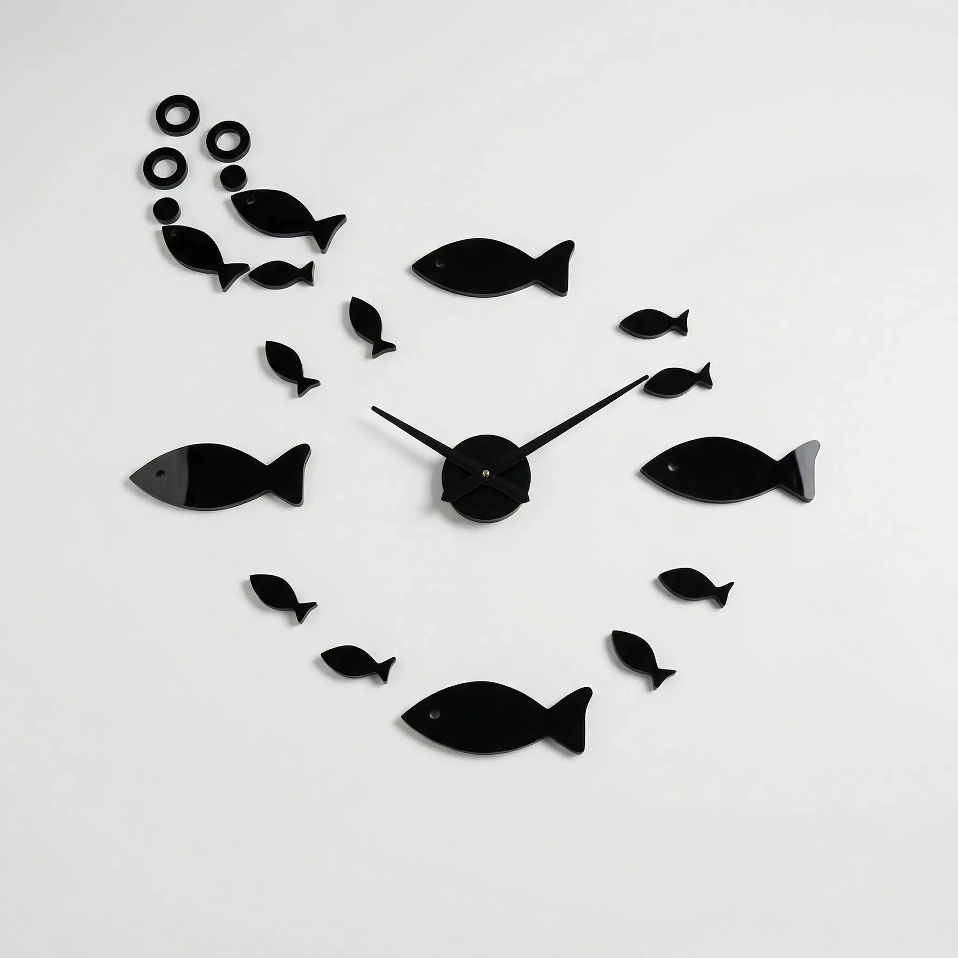 Moderne Spiegel-Wanduhr - Miraflow