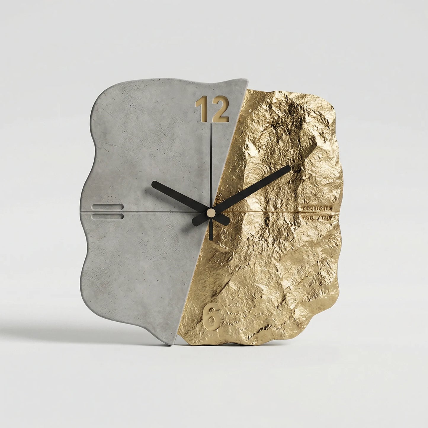 Moderne Wanduhr Mit 3D-Relief - Sandrelle