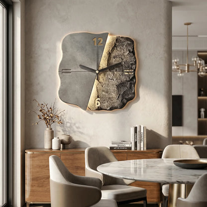 Moderne Wanduhr Mit 3D-Relief - Sandrelle