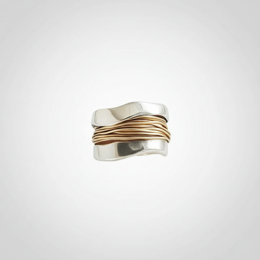 Modischer Ring Für Jeden Tag - GoldAccent
