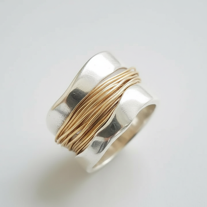 Modischer Ring Für Jeden Tag - GoldAccent