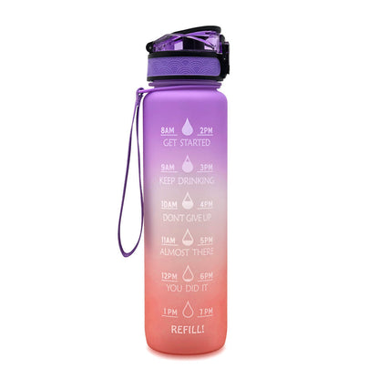 Wasserflasche mit Zeitmarkierungen – HydraHero