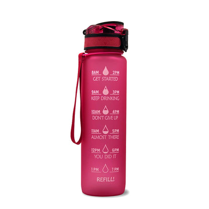 Wasserflasche mit Zeitmarkierungen – HydraHero