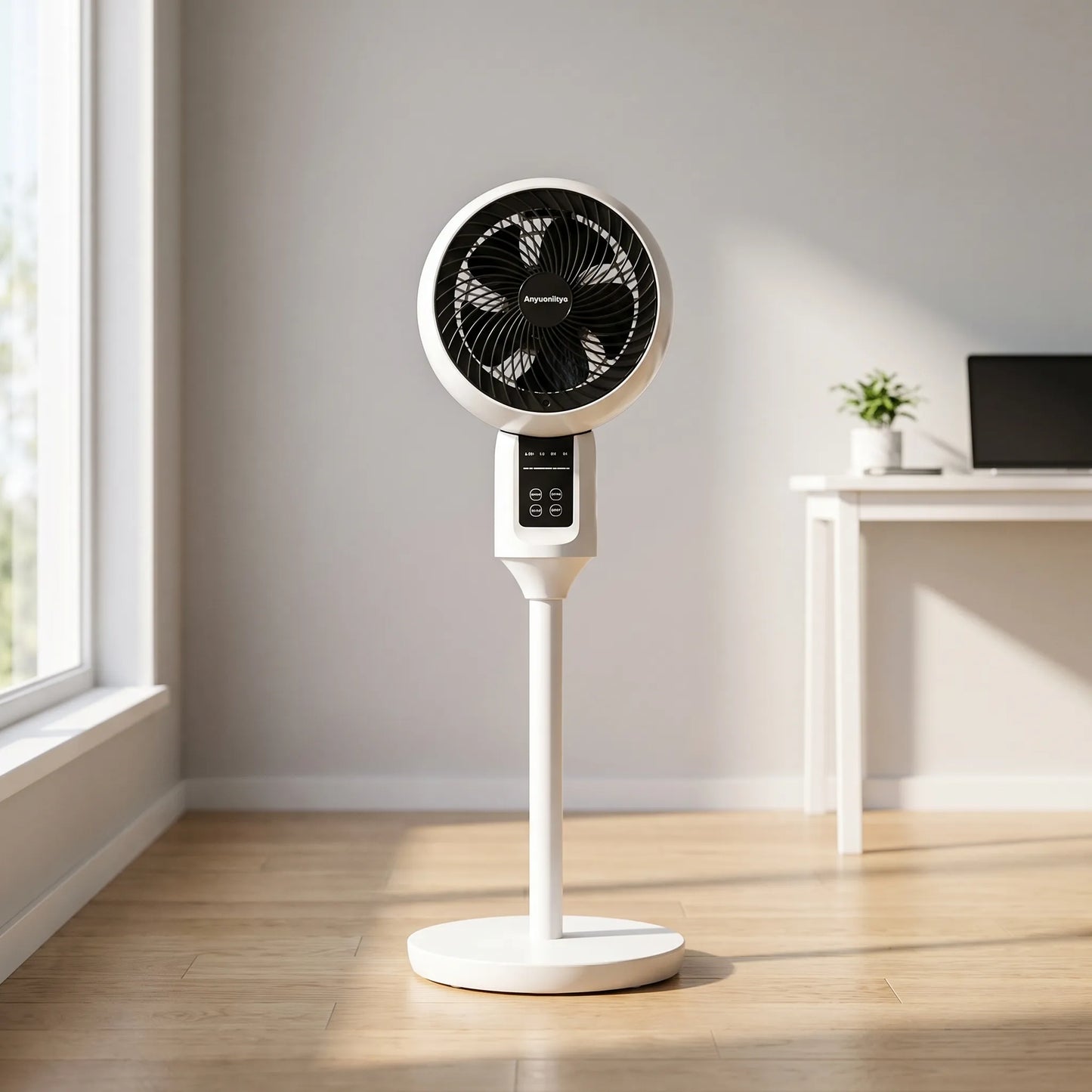 Multidirektionaler Oszillierender Raumventilator Mit Fernbedienung - Ventorix